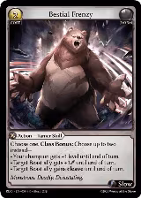Bestial Frenzy (059), Radiant Origins — Grand Archive card price