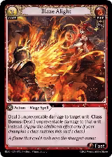 Blaze Alight (172), Radiant Origins — Grand Archive card price