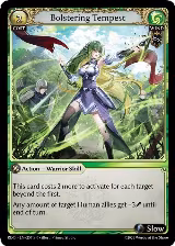 Bolstering Tempest (257), Radiant Origins — Grand Archive card price