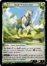 Brisk Windtrotter (258), Radiant Origins — Grand Archive card price