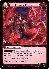 Crimson Rupture (339), Radiant Origins — Grand Archive card price