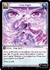 Crux Sight (323), Radiant Origins — Grand Archive card price