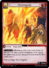 Disintegrate (180), Radiant Origins — Grand Archive card price