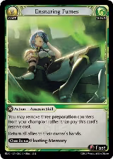 Ensnaring Fumes (262), Radiant Origins — Grand Archive card price