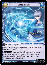 Erratic Bolt (302), Radiant Origins — Grand Archive card price