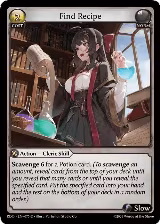 Find Recipe (075), Radiant Origins — Grand Archive card price