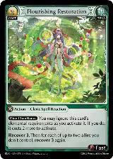 Flourishing Restoration (379), Radiant Origins — Grand Archive card price