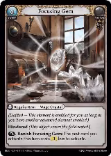 Focusing Gem (017), Radiant Origins — Grand Archive card price