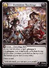 Forbidden Teachings (079), Radiant Origins — Grand Archive card price