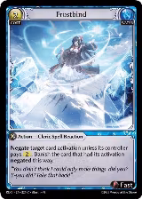Frostbind (227), Radiant Origins — Grand Archive card price