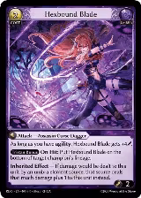 Hexbound Blade (400), Radiant Origins — Grand Archive card price