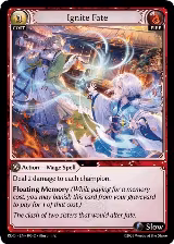 Ignite Fate (190), Radiant Origins — Grand Archive card price