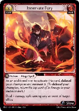 Innervate Fury (193), Radiant Origins — Grand Archive card price