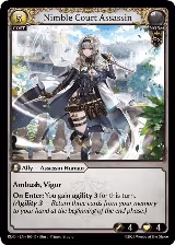 Nimble Court Assassin (103), Radiant Origins — Grand Archive card price
