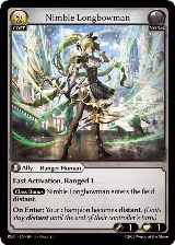 Nimble Longbowman (104), Radiant Origins — Grand Archive card price