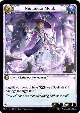 Numinous Monk (329), Radiant Origins — Grand Archive card price