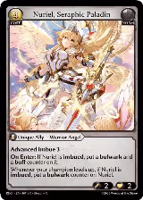 Nuriel, Seraphic Paladin (107), Radiant Origins — Grand Archive card price