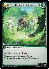 Petalfall Embrace (388), Radiant Origins — Grand Archive card price