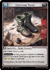 Quickstep Treads (027), Radiant Origins — Grand Archive card price