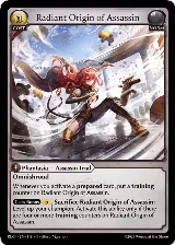 Radiant Origin of Assassin (118), Radiant Origins — Grand Archive card price