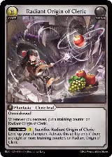 Radiant Origin of Cleric (119), Radiant Origins — Grand Archive card price