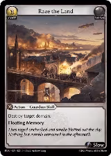 Raze the Land (125), Radiant Origins — Grand Archive card price