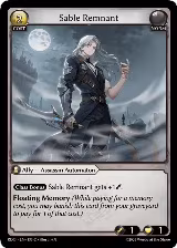 Sable Remnant (133), Radiant Origins — Grand Archive card price