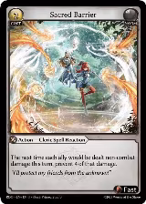 Sacred Barrier (134), Radiant Origins — Grand Archive card price