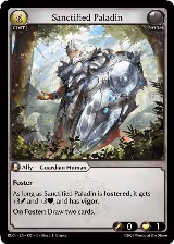 Sanctified Paladin (135), Radiant Origins — Grand Archive card price