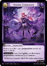 Sinister Composure (406), Radiant Origins — Grand Archive card price