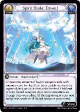Spirit Blade: Ensoul (333), Radiant Origins — Grand Archive card price
