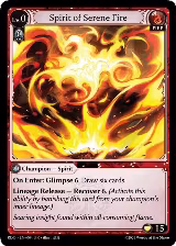 Spirit of Serene Fire (004) — card price