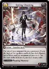 Spring Cleaning (151), Radiant Origins — Grand Archive card price