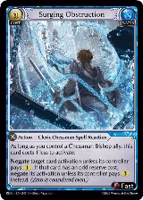 Surging Obstruction (247), Radiant Origins — Grand Archive card price
