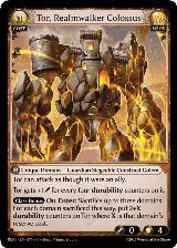 Tor, Realmwalker Colossus (370), Radiant Origins — Grand Archive card price