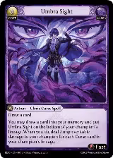Umbra Sight (407), Radiant Origins — Grand Archive card price