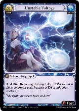 Unstable Voltage (309), Radiant Origins — Grand Archive card price