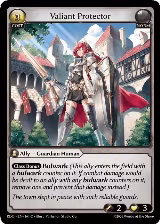 Valiant Protector (164), Radiant Origins — Grand Archive card price