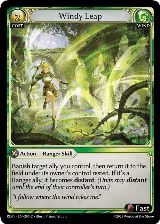 Windy Leap (295), Radiant Origins — Grand Archive card price