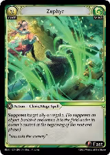 Zephyr (296), Radiant Origins — Grand Archive card price