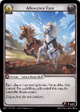 Allowance Race (Curio Foil) (041) — card price