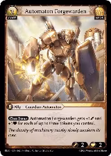 Automaton Forgewarden (Curio Foil) (362), Radiant Origins — Grand Archive card price