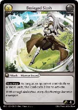 Besieged Slash (Curio Foil) (058), Radiant Origins — Grand Archive card price