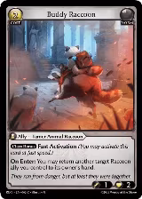 Buddy Raccoon (Curio Foil) (062), Radiant Origins — Grand Archive card price