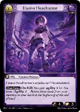 Elusive Headhunter (Curio Foil) (399), Radiant Origins — Grand Archive card price