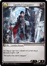 Epochal Conqueror (Curio Foil) (070), Radiant Origins — Grand Archive card price