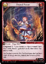 Found Power (Curio Foil) (188), Radiant Origins — Grand Archive card price