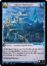 Glacier Remnants (Curio Foil) (231), Radiant Origins — Grand Archive card price