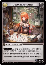 Guerrilla Advantage (Curio Foil) (086), Radiant Origins — Grand Archive card price