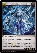 Haunting Apparition (Curio Foil) (089), Radiant Origins — Grand Archive card price